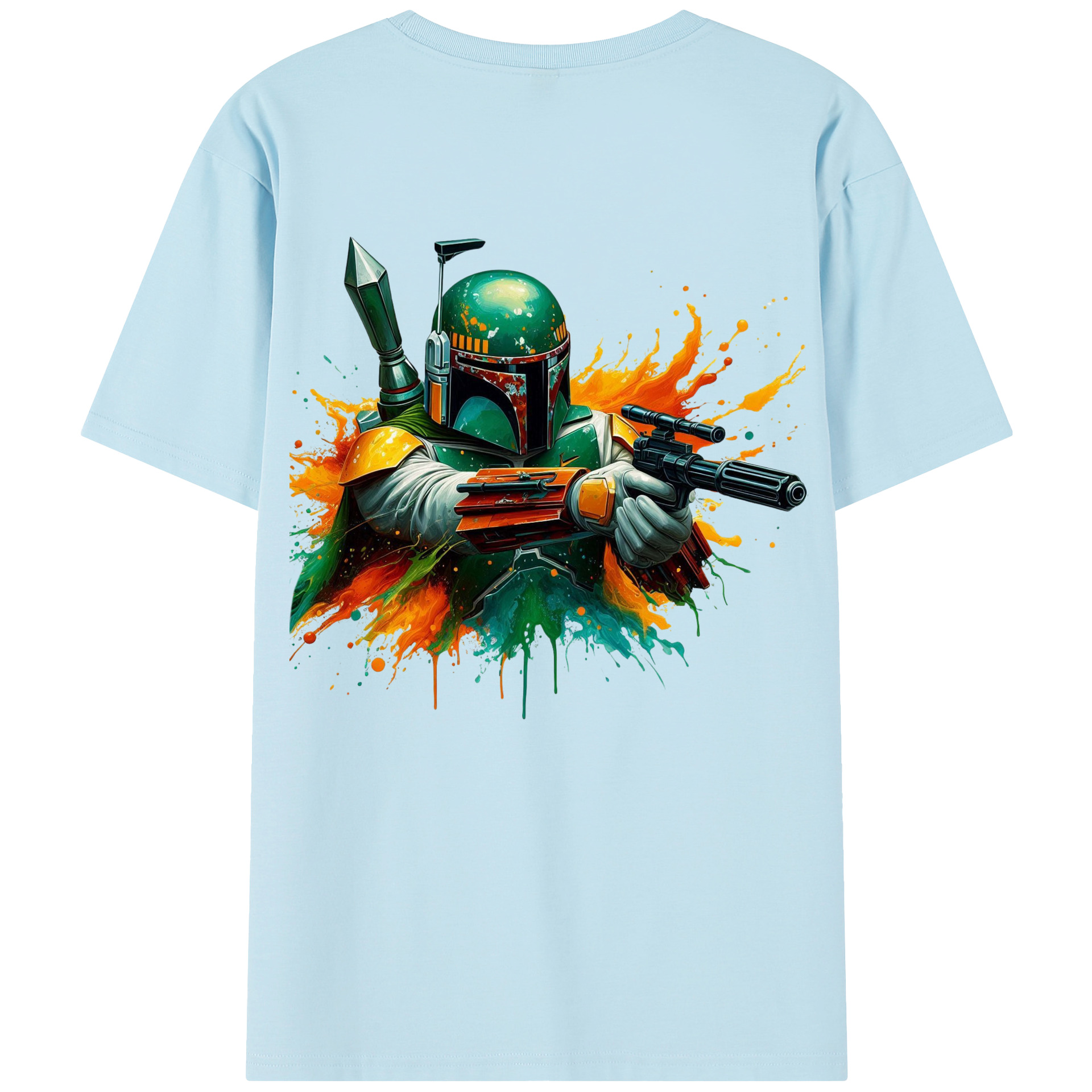 （画像用） スター・ウォーズ Star Wars 綿100％半袖Tシャツ（背面プリント）